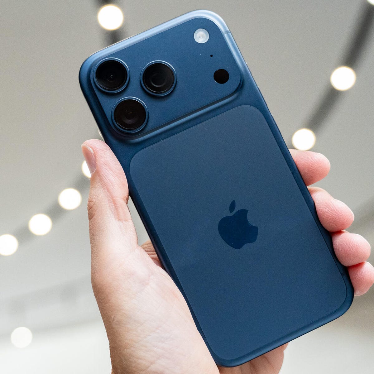 Navy pre-owned iPhone 17 Pro featured in the Cell Boutique New Arrivals collection