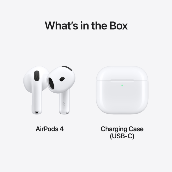 Apple AirPods with charging case featured in the Cell Boutique Accessories Collection