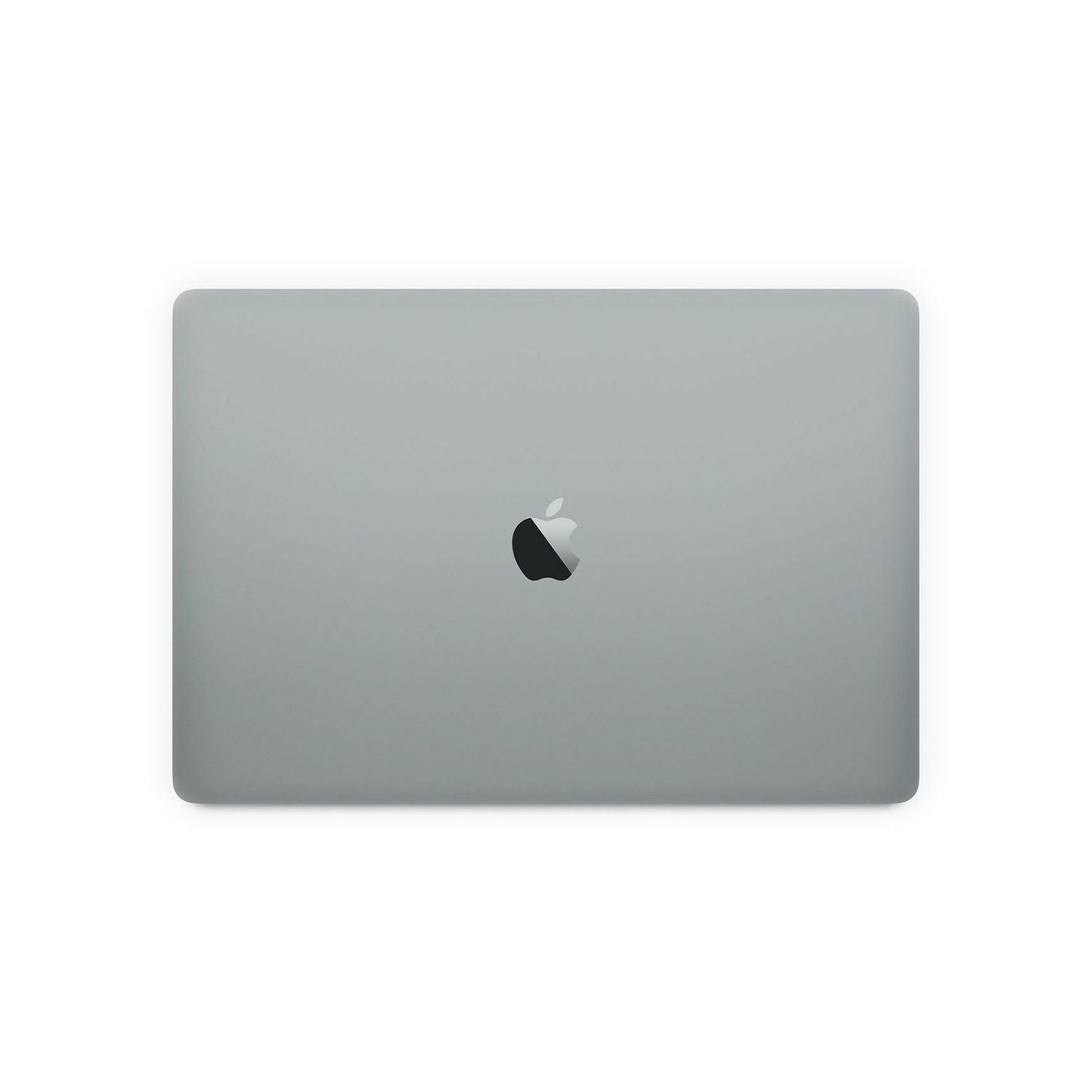 back view of a silver pre-owned MacBook Air 2019