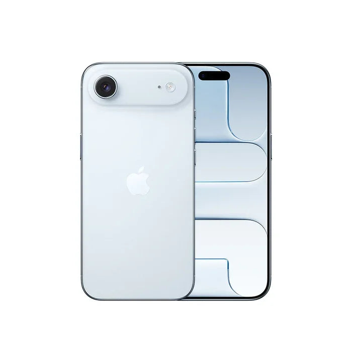 blue pre-owned iPhone 17 Air showing the back view