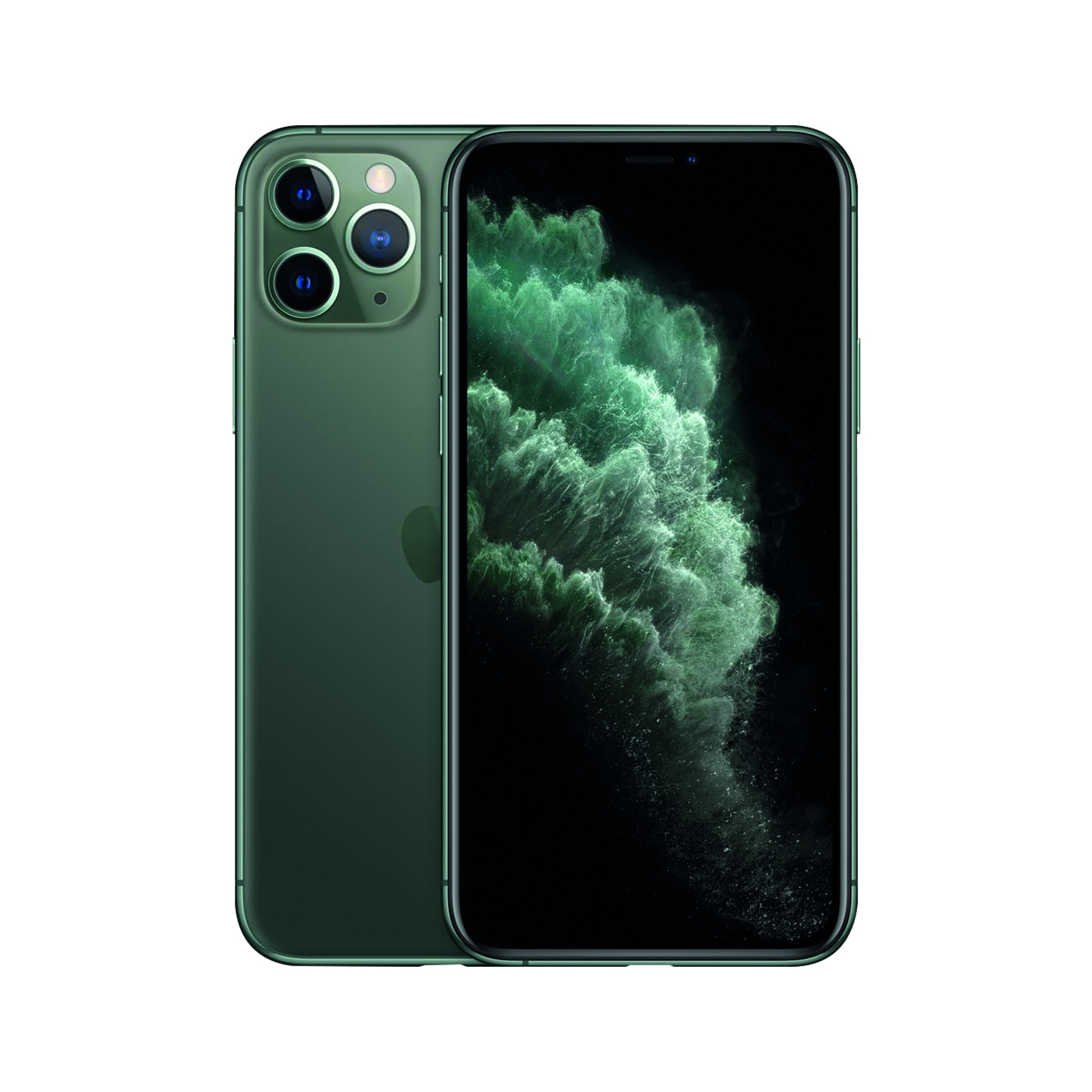 Back view of a gold pre-owned iPhone 11 Pro