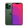 Back view of a green pre-owned iPhone 13 Pro 256GB