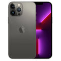 Back view of a grey pre-owned iPhone 13 Pro Max 256GB