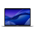 Front view of a silver pre-owned MacBook Air 2020 Intel