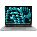 Front view of a silver pre-owned MacBook Air M2 2022