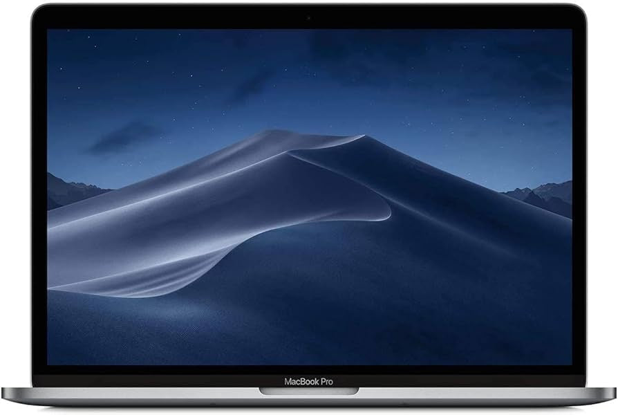 front view of a silver pre-owned MacBook Pro 2018 13-inch