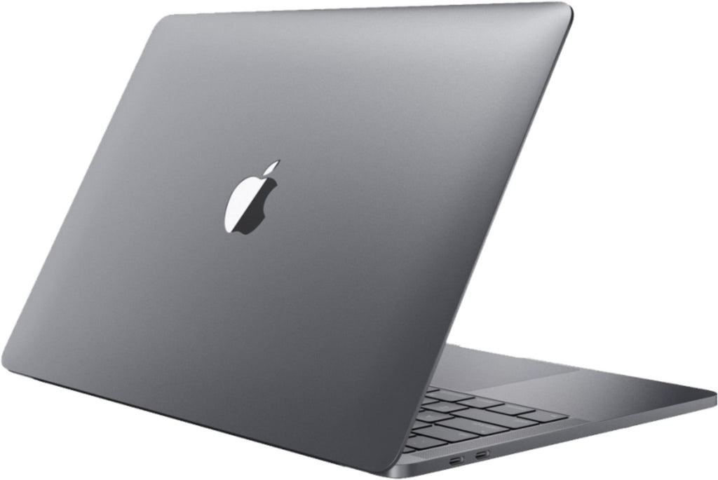 side back view of a silver pre-owned MacBook Pro 2018 13-inch