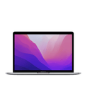 Front view of a space grey pre-owned MacBook Pro M2 2022