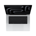 top view of a space grey pre-owned MacBook Pro 16-inch M3